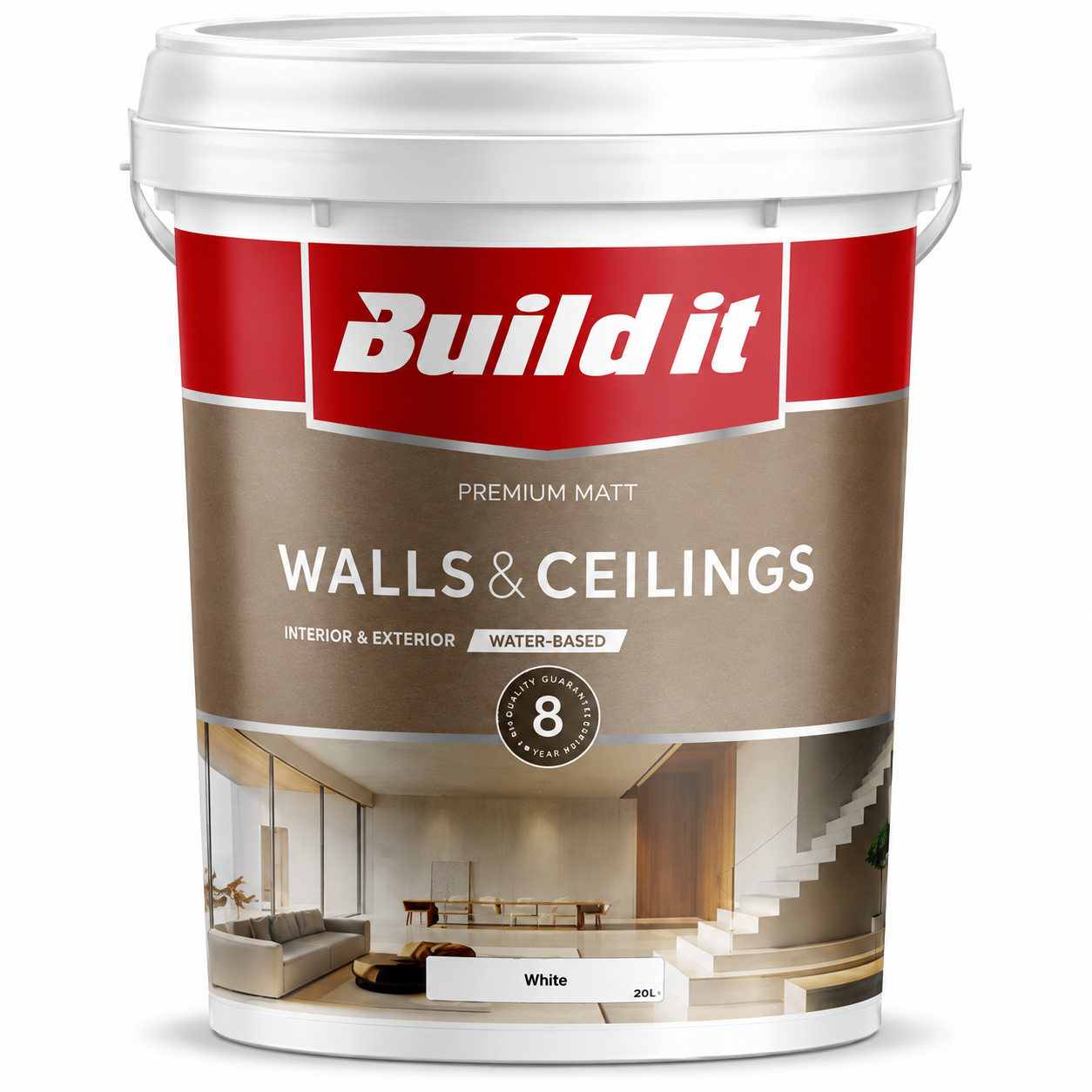 34f4af2f-0552-4f9b-aa0c-b9f5ec016349 PLASCON BUILD IT 20L WALLS & CEILINGS (WARM PEACH) - Image 1